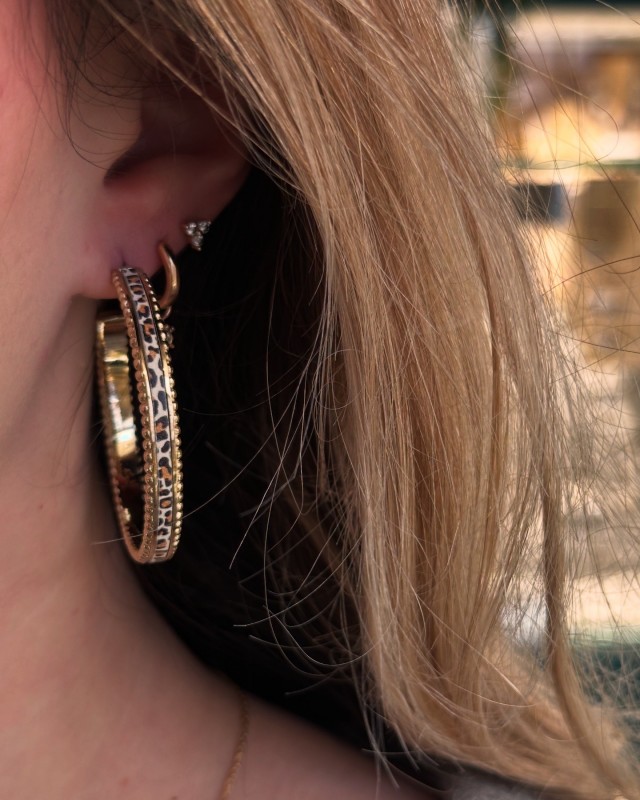 Offrir des Boucles d’oreilles en cuir Flowers For Zoé à Dieppe