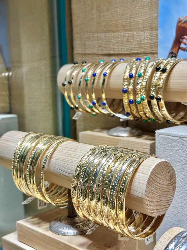 Trouver joncs Shabada dorés ou argentés à Dieppe proche Lyon pour un cadeau sûr et tendance